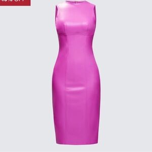 Finesse Vibrant Pink Mini Dress